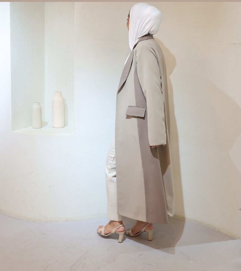 Grey long jacket