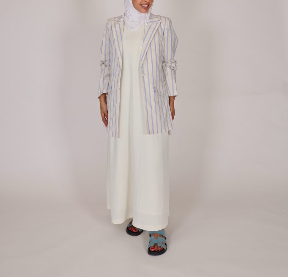 Blue stripes jacket - Image 2