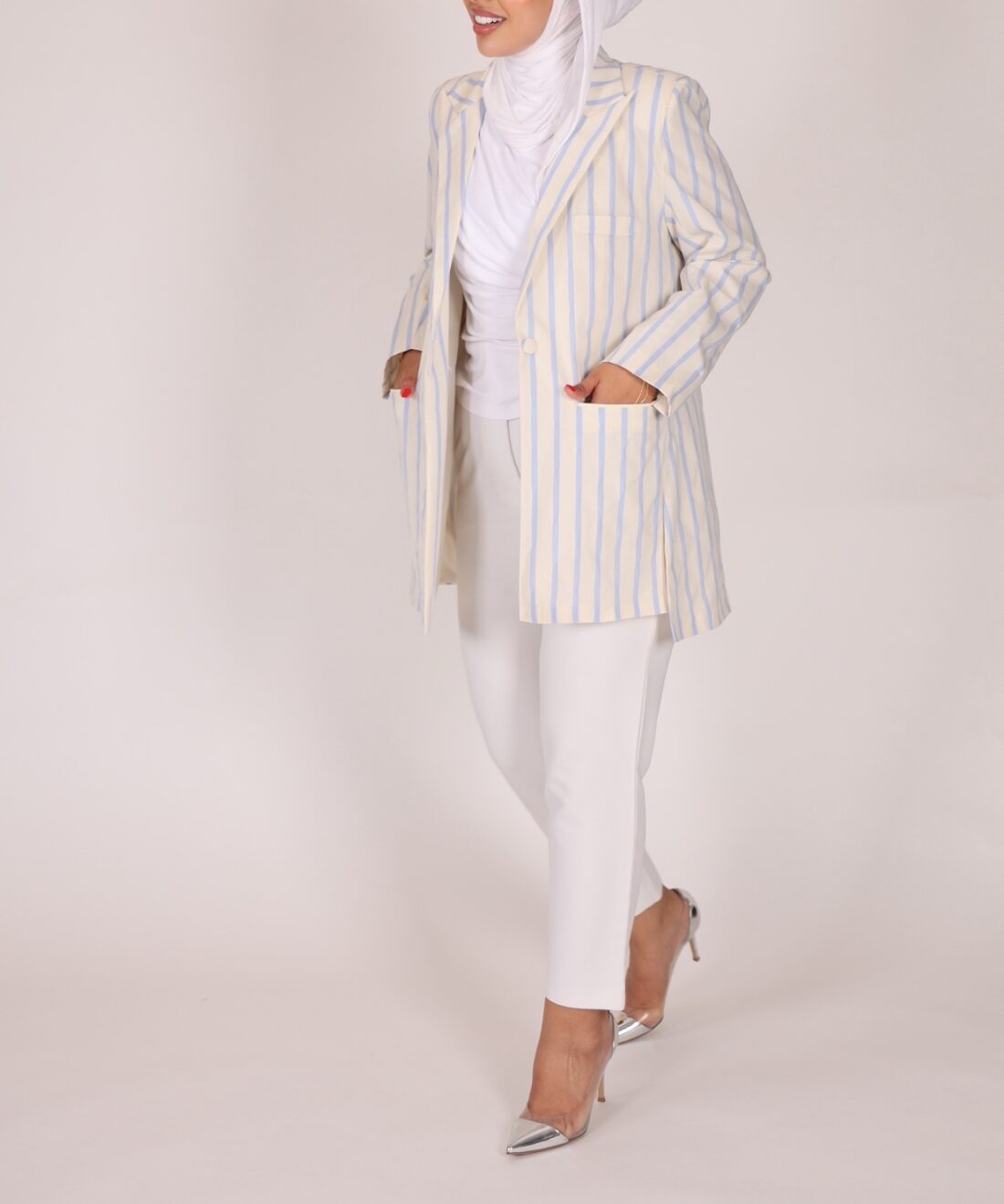 Blue stripes jacket - Image 3