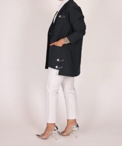Dark grey clip jacket